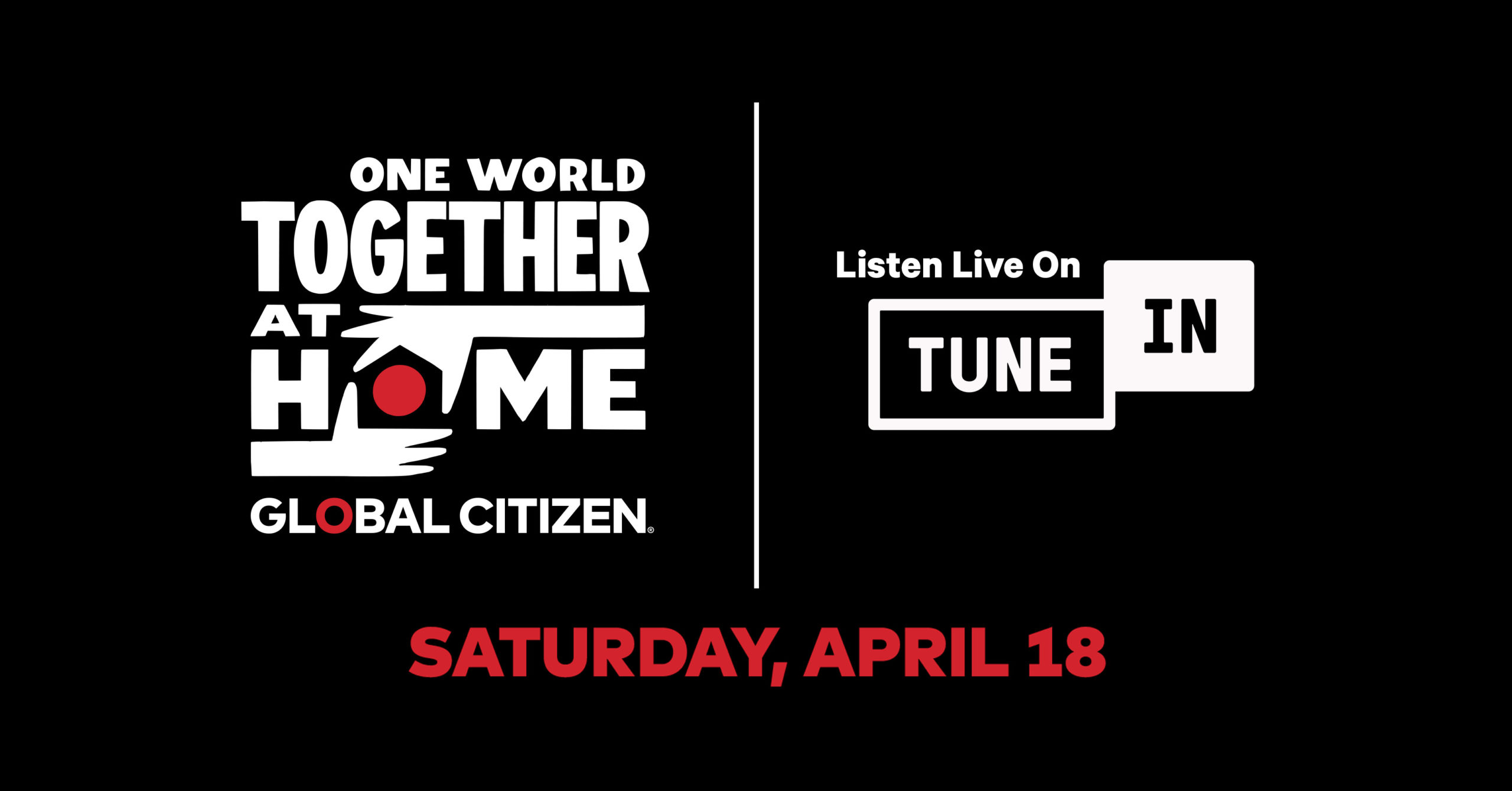 TuneIn Partners with Global Citizen to Offer One World Together